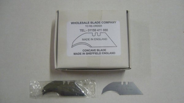 Concave Knife Blades (100 per box)